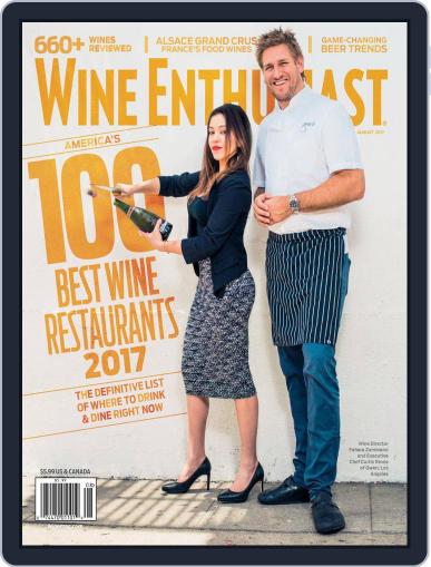 Wine Enthusiast August 1st, 2017 Digital Back Issue Cover