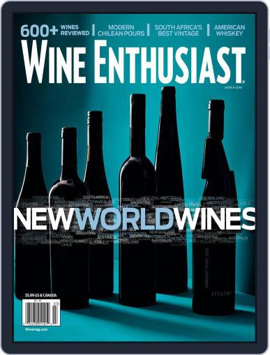Wine Enthusiast March 1st, 2018 Digital Back Issue Cover