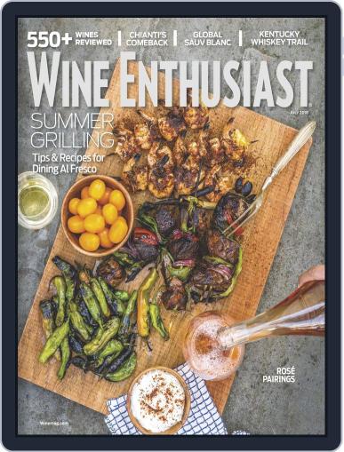 Wine Enthusiast July 1st, 2018 Digital Back Issue Cover