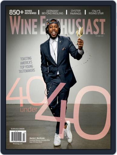Wine Enthusiast October 1st, 2018 Digital Back Issue Cover