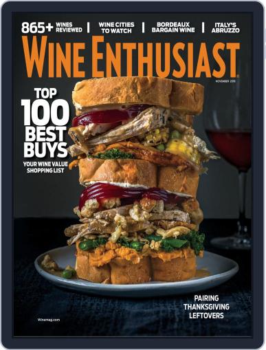 Wine Enthusiast November 1st, 2018 Digital Back Issue Cover