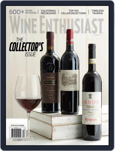 Wine Enthusiast December 1st, 2018 Digital Back Issue Cover
