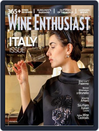 Wine Enthusiast April 1st, 2019 Digital Back Issue Cover