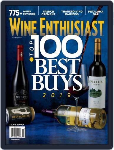 Wine Enthusiast November 1st, 2019 Digital Back Issue Cover