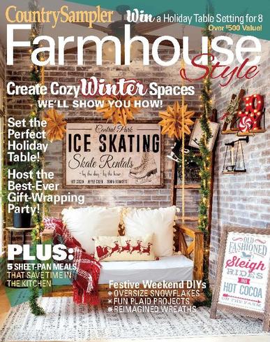 Country Sampler Farmhouse Style September 7th, 2023 Digital Back Issue Cover