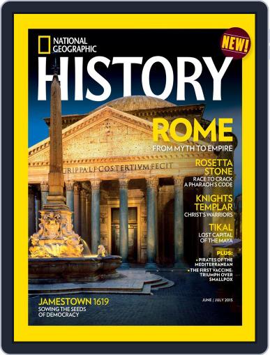 National Geographic History June 3rd, 2015 Digital Back Issue Cover