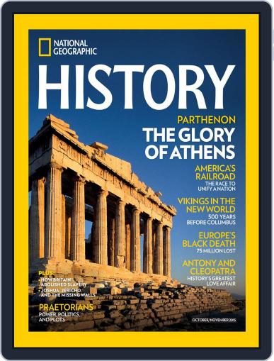 National Geographic History October 1st, 2015 Digital Back Issue Cover