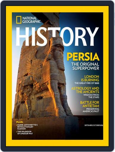 National Geographic History September 19th, 2016 Digital Back Issue Cover