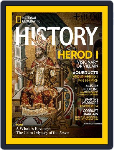 National Geographic History October 25th, 2016 Digital Back Issue Cover