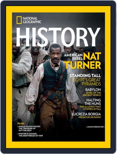 National Geographic History January 1st, 2017 Digital Back Issue Cover