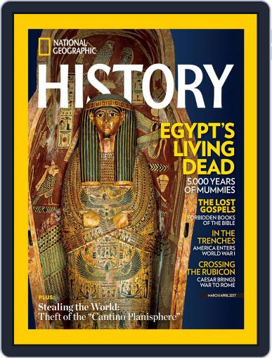 National Geographic History March 1st, 2017 Digital Back Issue Cover