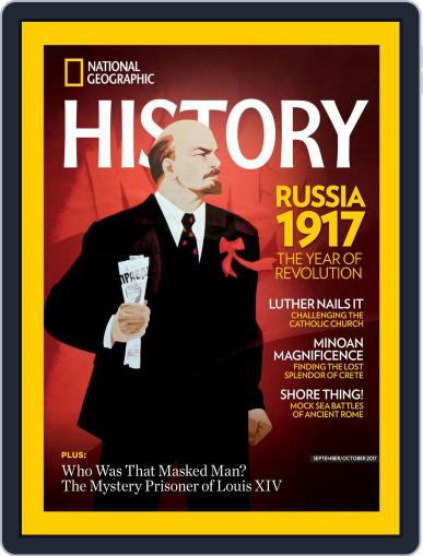 National Geographic History September 1st, 2017 Digital Back Issue Cover