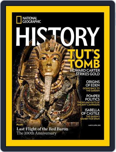 National Geographic History March 1st, 2018 Digital Back Issue Cover