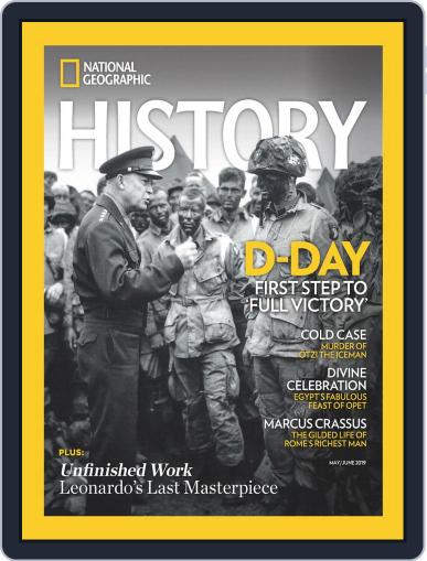 National Geographic History May 1st, 2019 Digital Back Issue Cover