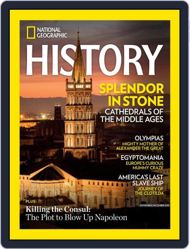 National Geographic History November 1st, 2019 Digital Back Issue Cover