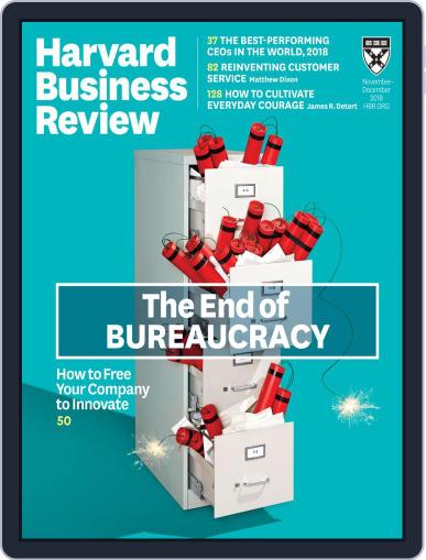 Harvard Business Review November 1st, 2018 Digital Back Issue Cover