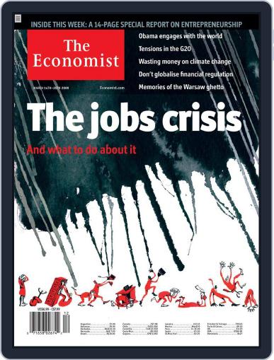 The Economist March 12th, 2009 Digital Back Issue Cover