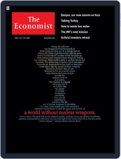 The Economist April 9th, 2009 Digital Back Issue Cover