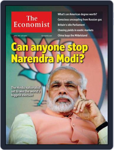 The Economist April 4th, 2014 Digital Back Issue Cover
