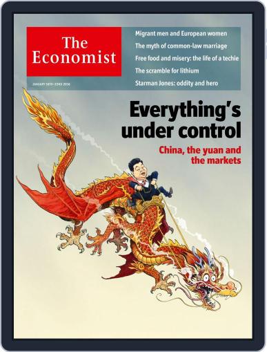 The Economist January 15th, 2016 Digital Back Issue Cover