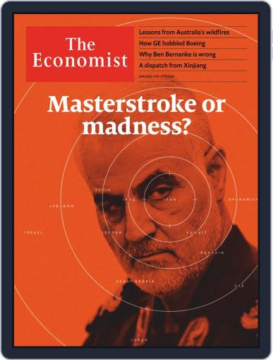 The Economist January 11th, 2020 Digital Back Issue Cover