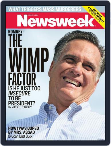 Newsweek July 29th, 2012 Digital Back Issue Cover