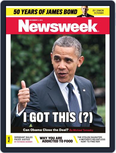 Newsweek October 28th, 2012 Digital Back Issue Cover