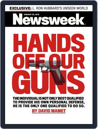 Newsweek January 25th, 2013 Digital Back Issue Cover