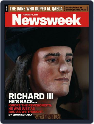 Newsweek February 8th, 2013 Digital Back Issue Cover