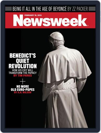 Newsweek February 15th, 2013 Digital Back Issue Cover