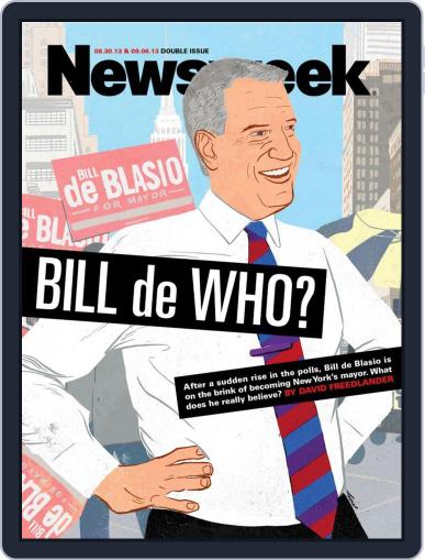 Newsweek August 30th, 2013 Digital Back Issue Cover
