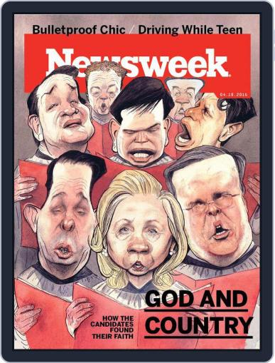 Newsweek April 3rd, 2015 Digital Back Issue Cover