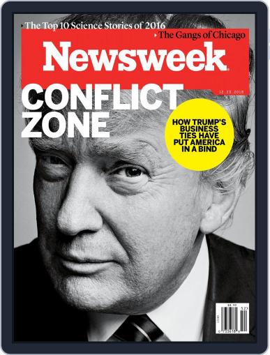 Newsweek December 23rd, 2016 Digital Back Issue Cover