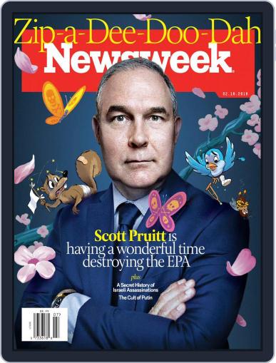 Newsweek February 16th, 2018 Digital Back Issue Cover