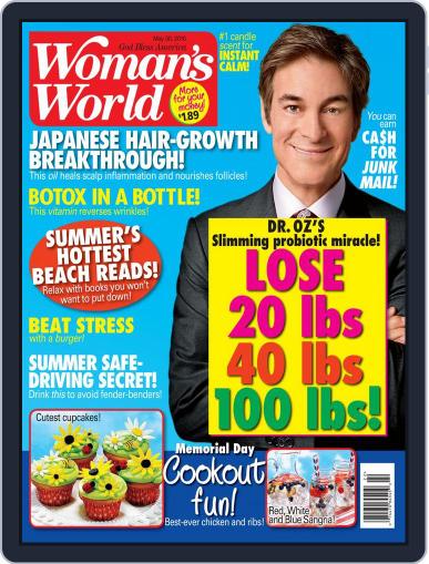 Woman's World May 30th, 2016 Digital Back Issue Cover