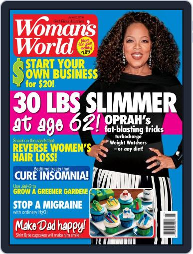 Woman's World June 20th, 2016 Digital Back Issue Cover