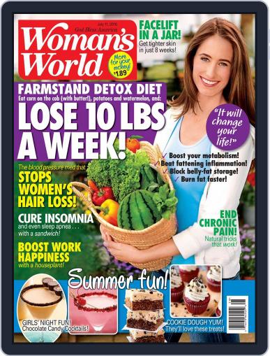 Woman's World July 11th, 2016 Digital Back Issue Cover