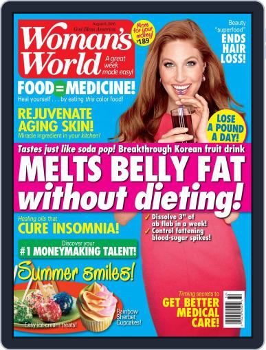 Woman's World August 8th, 2016 Digital Back Issue Cover