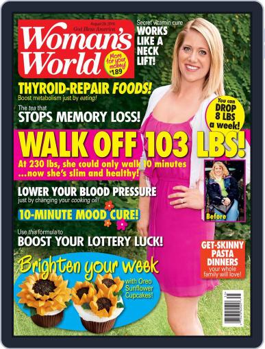 Woman's World August 29th, 2016 Digital Back Issue Cover