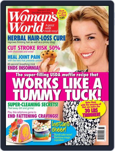 Woman's World September 5th, 2016 Digital Back Issue Cover