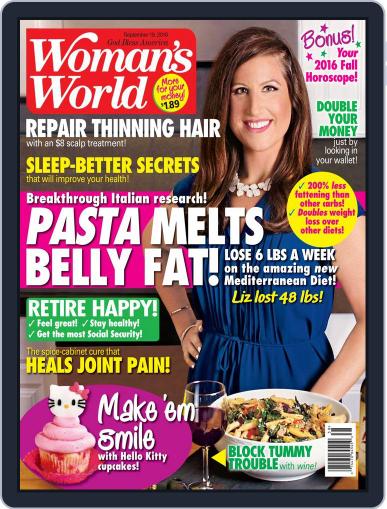 Woman's World September 19th, 2016 Digital Back Issue Cover