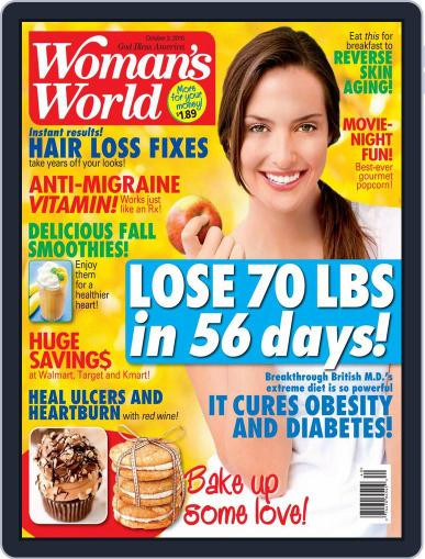 Woman's World October 3rd, 2016 Digital Back Issue Cover