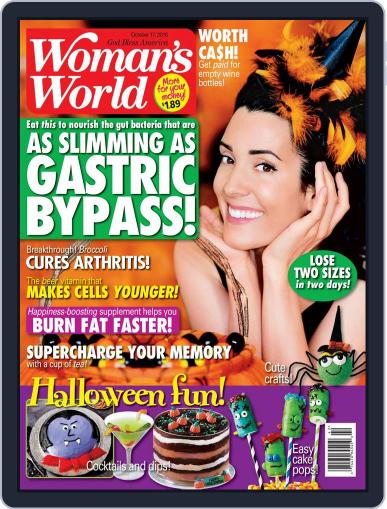 Woman's World October 17th, 2016 Digital Back Issue Cover
