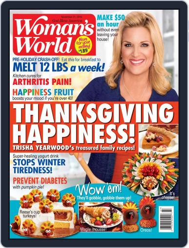 Woman's World November 21st, 2016 Digital Back Issue Cover