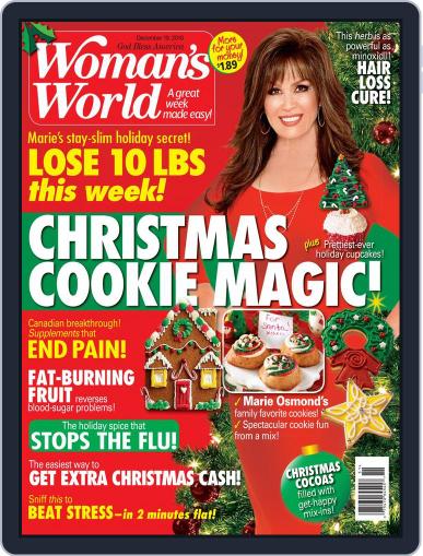 Woman's World December 19th, 2016 Digital Back Issue Cover