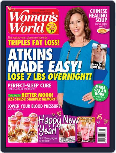 Woman's World January 2nd, 2017 Digital Back Issue Cover