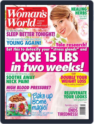 Woman's World March 20th, 2017 Digital Back Issue Cover