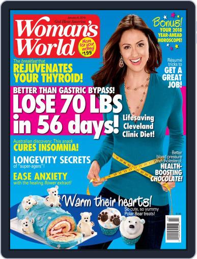 Woman's World January 8th, 2018 Digital Back Issue Cover