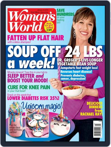 Woman's World January 15th, 2018 Digital Back Issue Cover