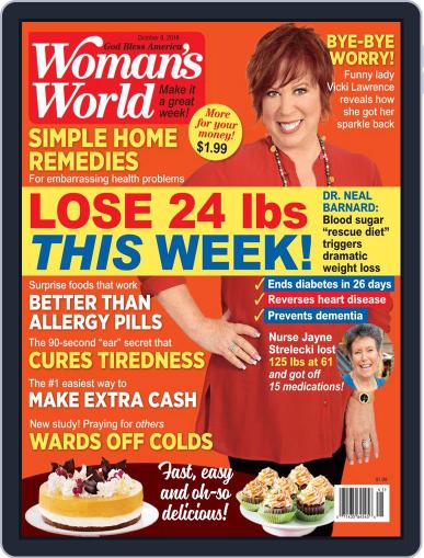 Woman's World October 8th, 2018 Digital Back Issue Cover